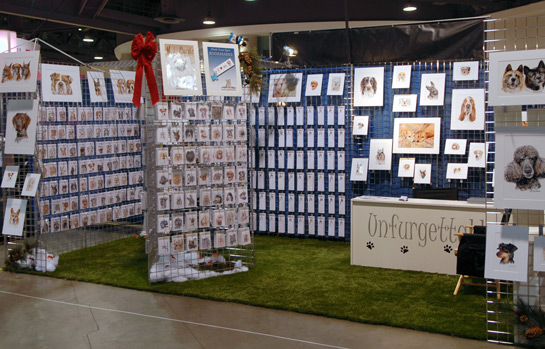 Unfurgettables at Eukanuba Unfurgettables booth at Eukanuba 2009