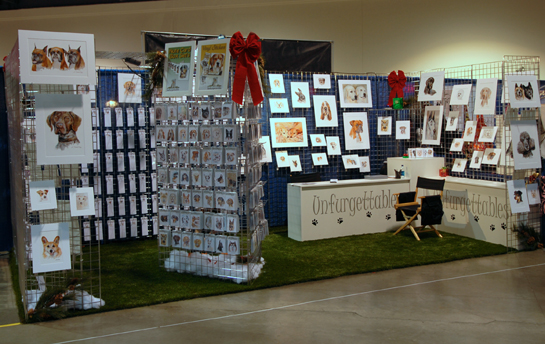 Unfurgettables at Eukanuba Unfurgettables booth at Eukanuba 2009